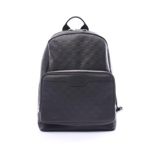新品未使用 キャンパス バックパック ダミエ アンフィニ オニキス シルバー メンズ N40306